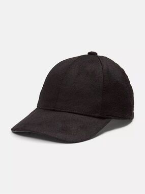 Vince Cashmere Baseball Hat Women  S / M Black Gray Soft Adjustable